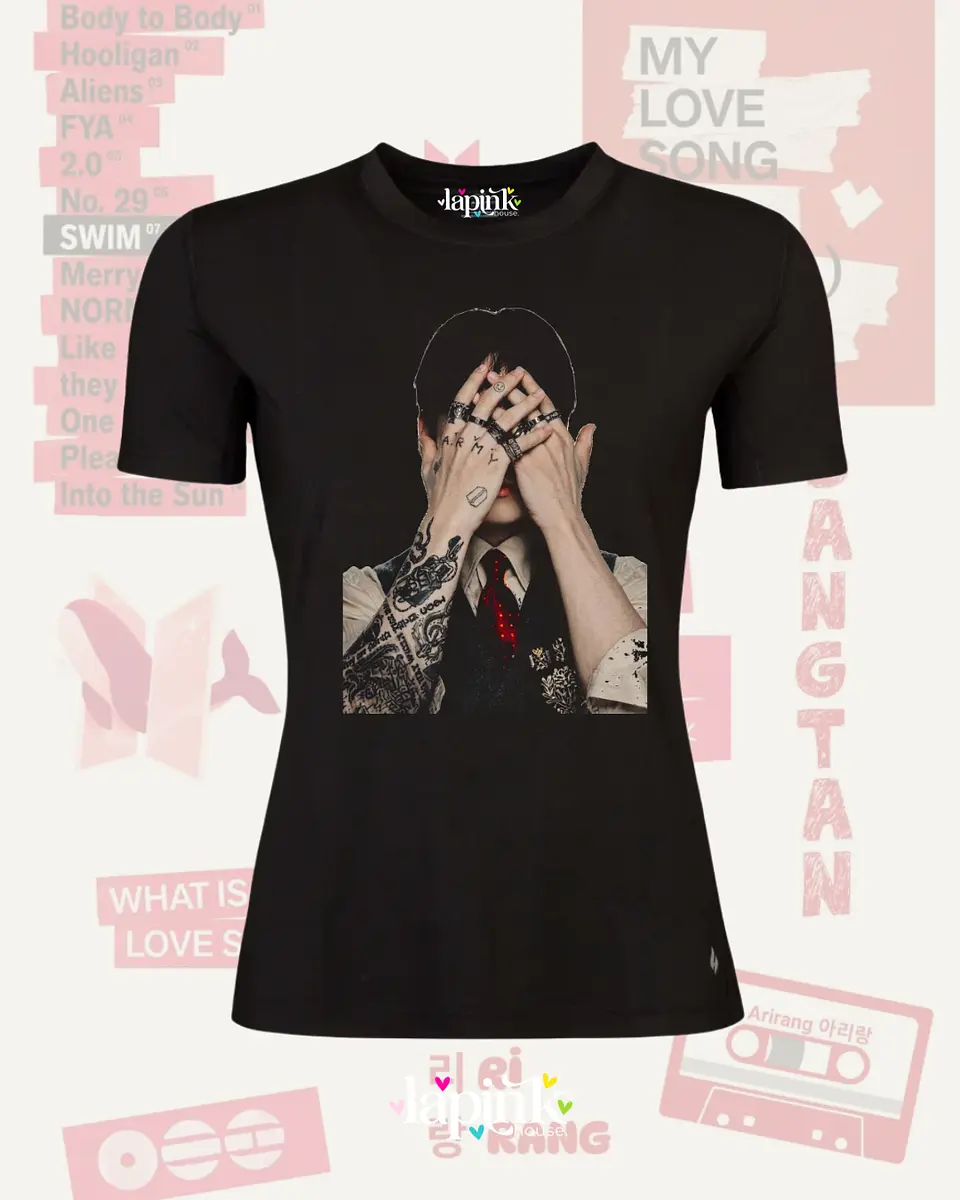 Polera BTS Arirang- JK Jeon Jungkook Seven Diseños Exclusivos K-pop 17 - 100% Algodón  2