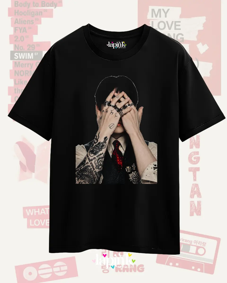 Polera BTS Arirang- JK Jeon Jungkook Seven Diseños Exclusivos K-pop 17 - 100% Algodón  1