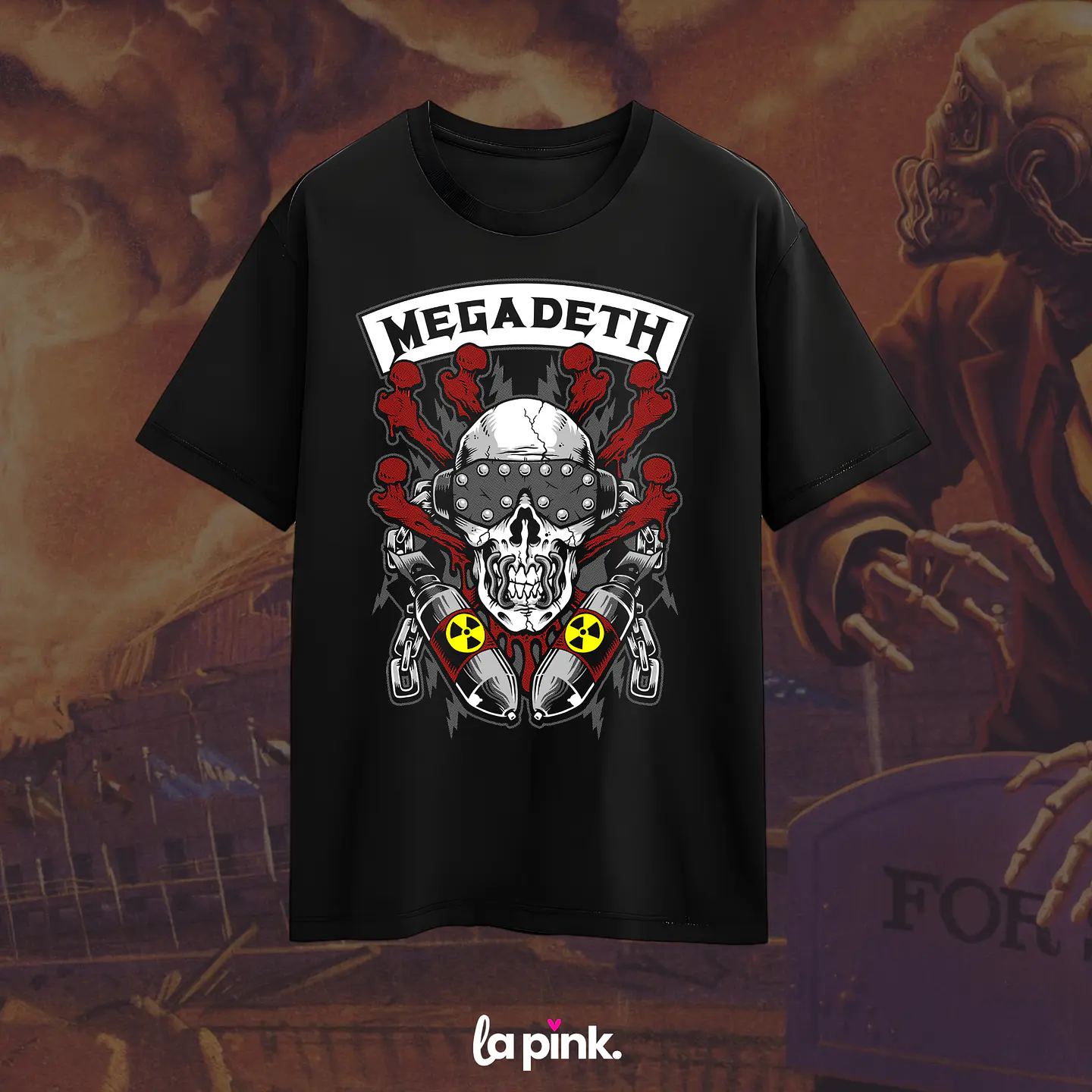 Polera Megadeth Chile 2026 - Edición Especial Concierto Última Gira - DTF 2 1