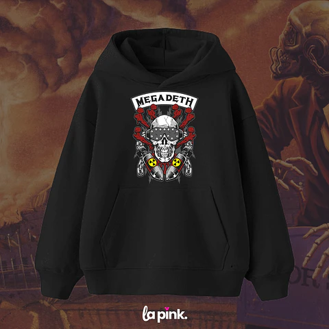 Poleron Megadeth Chile 2026 - Edición Especial Concierto Última Gira - DTF 2