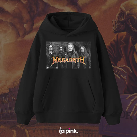 Poleron Megadeth Chile 2026 - Edición Especial Concierto Última Gira - DTF 3