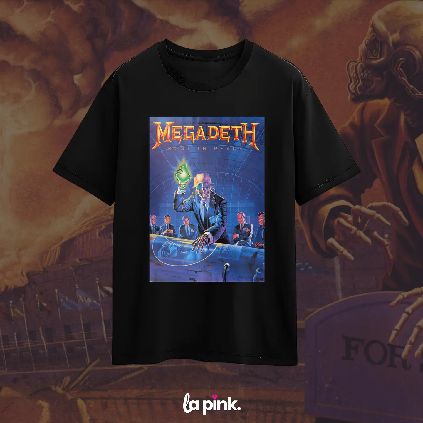 Polera Megadeth Chile 2026 - Edición Especial Concierto Última Gira - DTF 6 1
