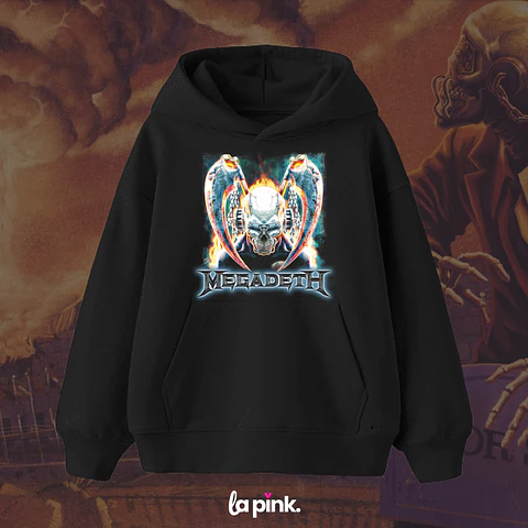 Poleron Megadeth Chile 2026 - Edición Especial Concierto Última Gira - DTF 7