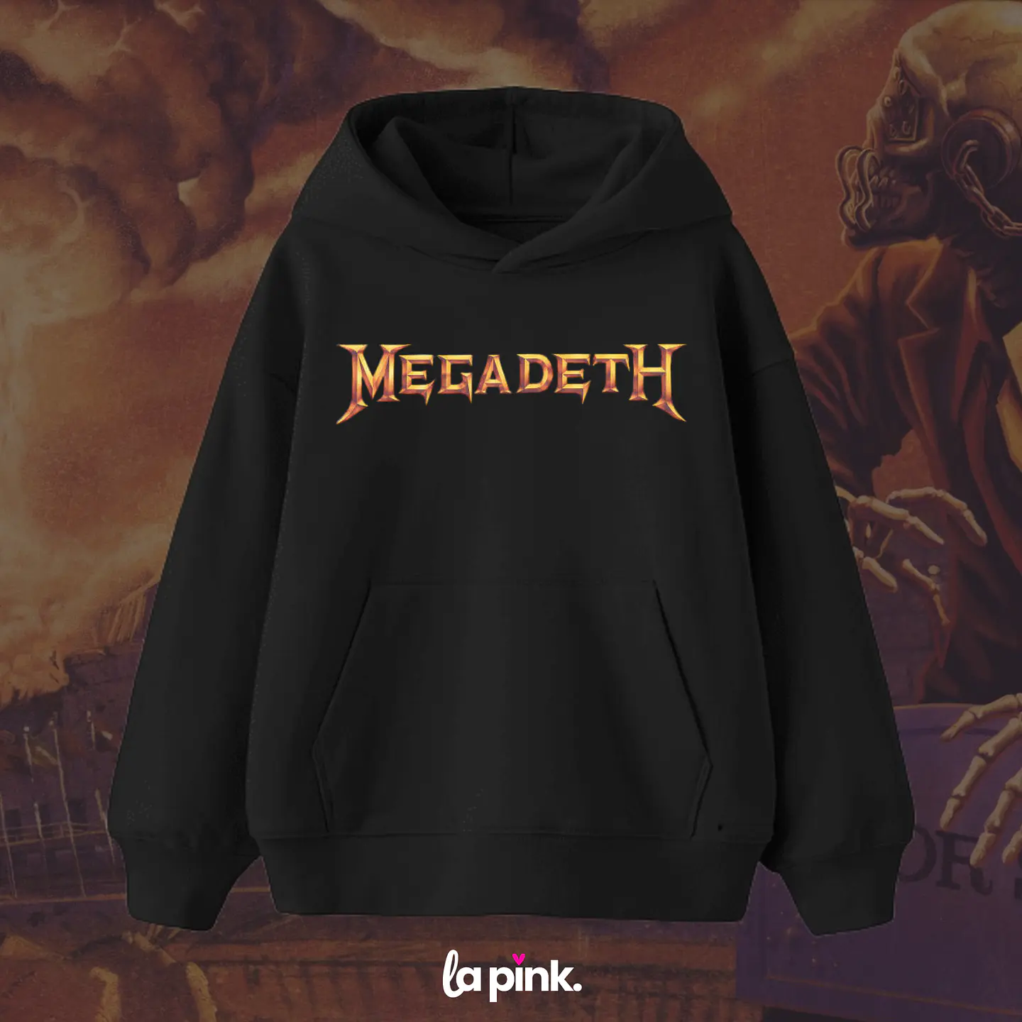 Poleron Megadeth Chile 2026 - Edición Especial Concierto Última Gira - DTF 10 1