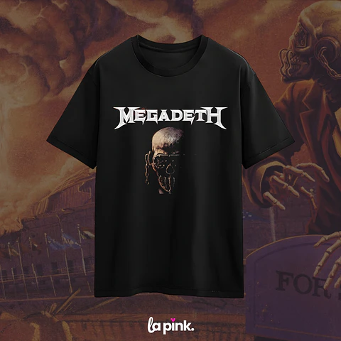 Polera Megadeth Chile 2026 - Edición Especial Concierto Última Gira - DTF 11