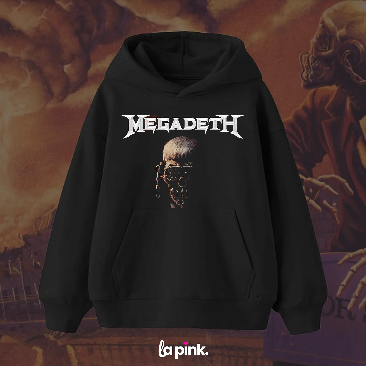 Poleron Megadeth Chile 2026 - Edición Especial Concierto Última Gira - DTF 11 1