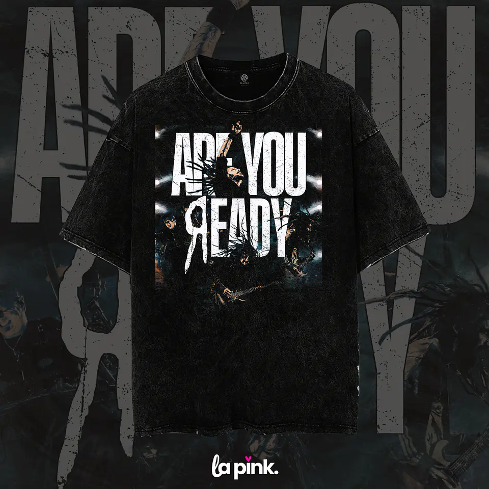 Polera KORN Chile 2026 – Diseño Exclusivo Concierto Santiago 2 Acid Wash 1