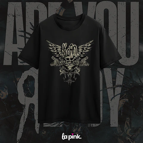 Polera KORN Chile 2026 – Diseño Exclusivo Concierto Santiago 3