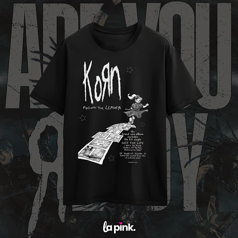 Polera KORN Chile 2026 – Diseño Exclusivo Concierto Santiago 4