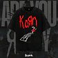 Polera KORN Chile 2026 – Diseño Exclusivo Concierto Santiago 9 Acid Wash - Miniatura 1