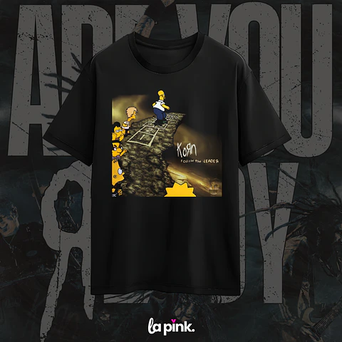 Polera KORN Chile 2026 – Diseño Exclusivo Concierto Santiago 14 Simpsons