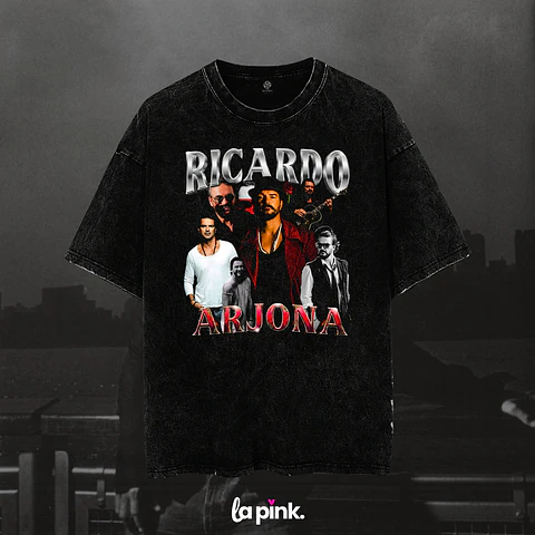 Poleras Ricardo Arjona Chile 2026 | Diseños Exclusivos 1 Acid wash