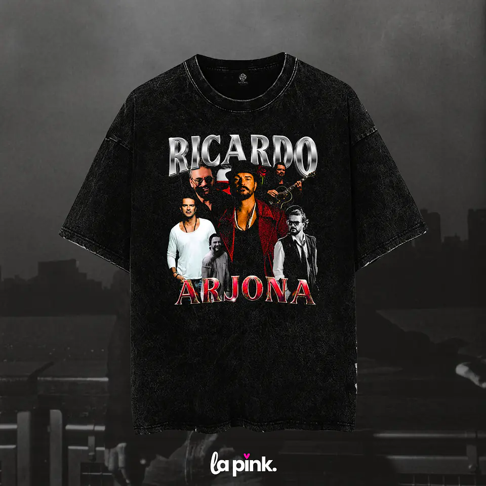 Poleras Ricardo Arjona Chile 2026 | Diseños Exclusivos 1 Acid wash 1