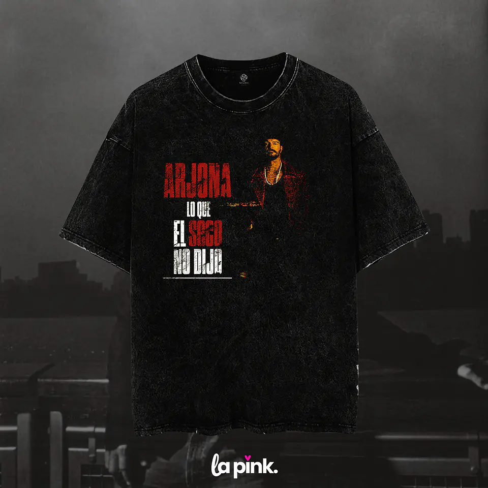 Poleras Ricardo Arjona Chile 2026 | Diseños Exclusivos 3 Acid wash 1