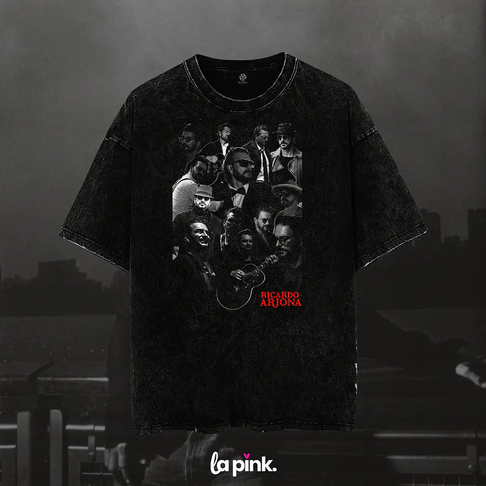 Poleras Ricardo Arjona Chile 2026 | Diseños Exclusivos 5 Acid wash 1