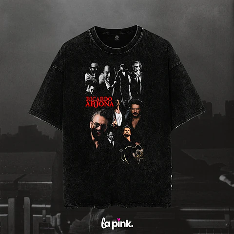 Poleras Ricardo Arjona Chile 2026 | Diseños Exclusivos 6 Acid wash