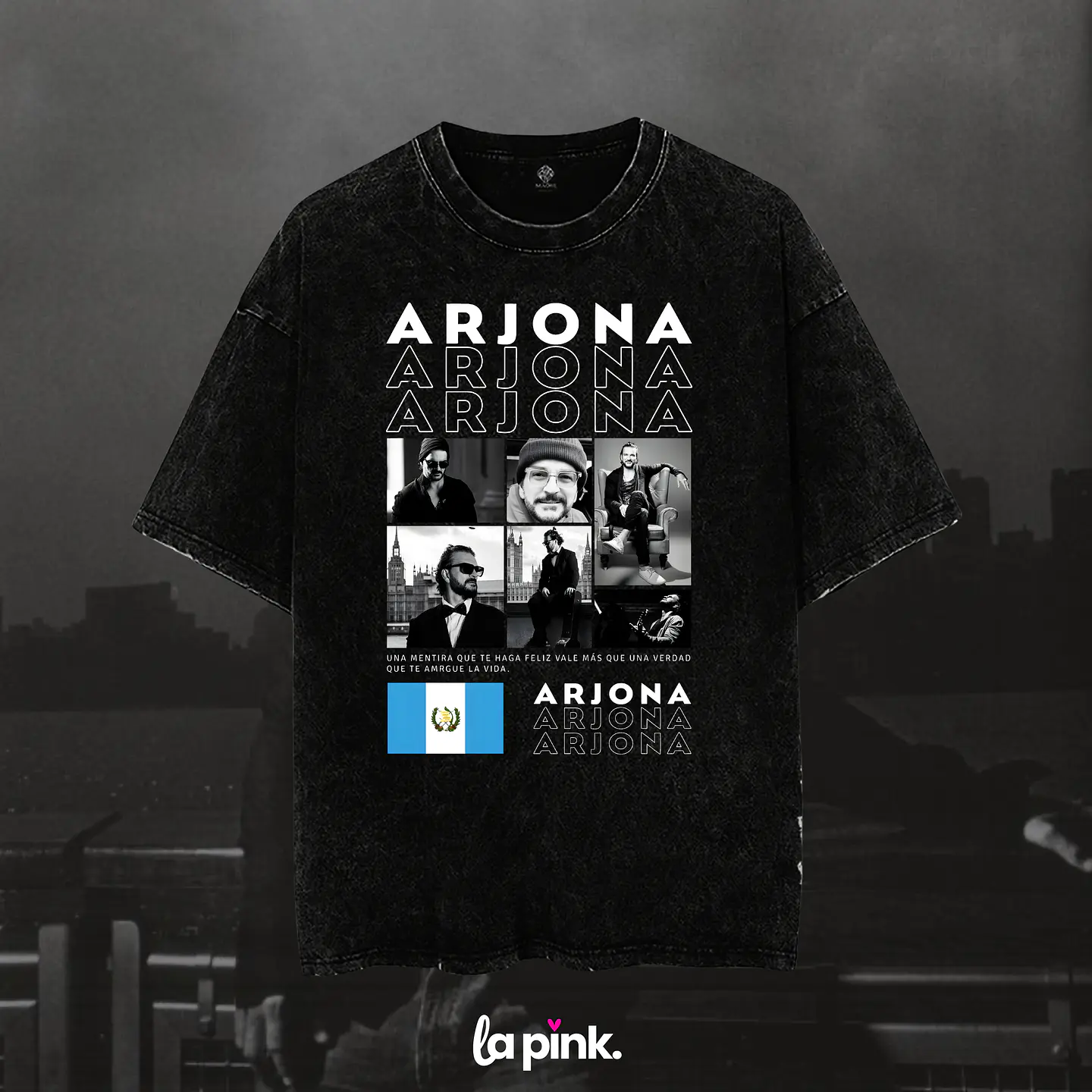 Poleras Ricardo Arjona Chile 2026 | Diseños Exclusivos 7 Acid wash 1