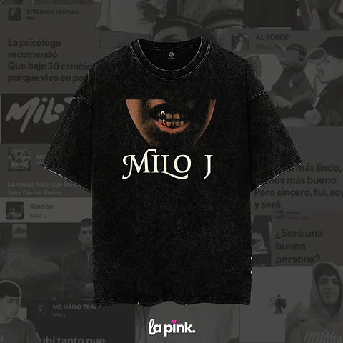 Polera Milo J Chile 2026 – Diseños Exclusivos 1 Acid wash