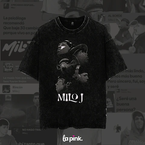 Polera Milo J Chile 2026 – Diseños Exclusivos 3 Acid wash