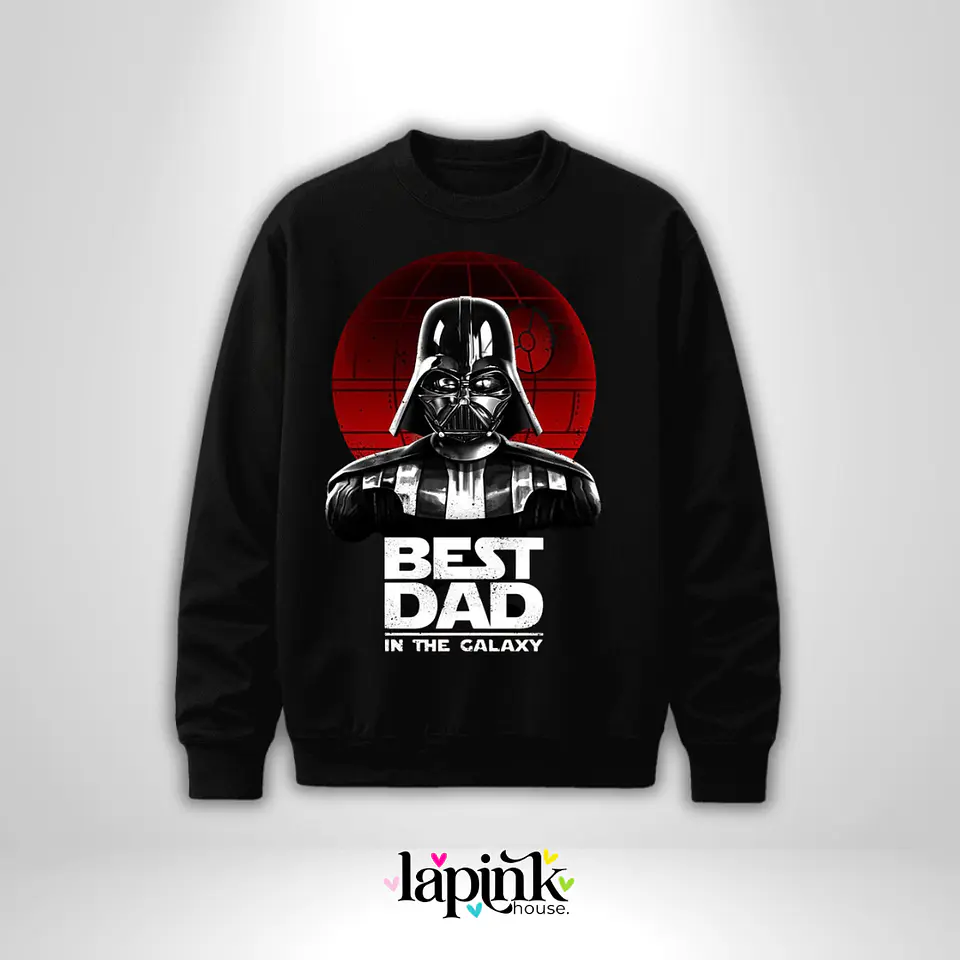 Poleron Día del Padre Personalizada 2 | Regalo Especial para Papá Star Wars Darth Vader 1