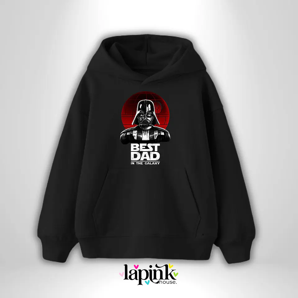 Poleron Día del Padre Personalizada 2 | Regalo Especial para Papá Star Wars Darth Vader 2