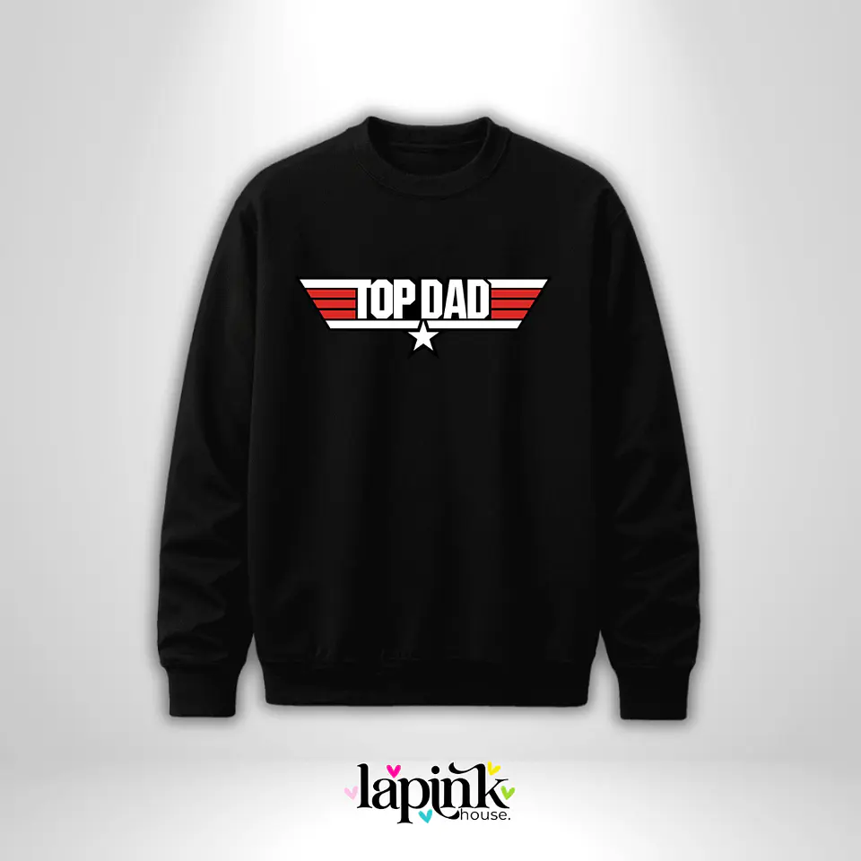 Poleron Día del Padre Personalizada 3 | Regalo Especial para Papá Top Dad 2
