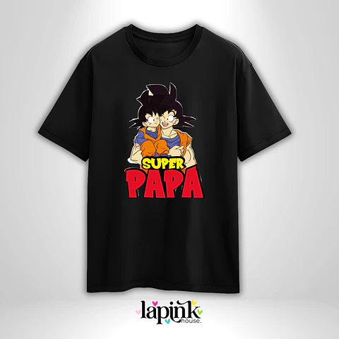 Polera Día del Padre Personalizada 4 | Regalo Especial para Papá Dragon Ball