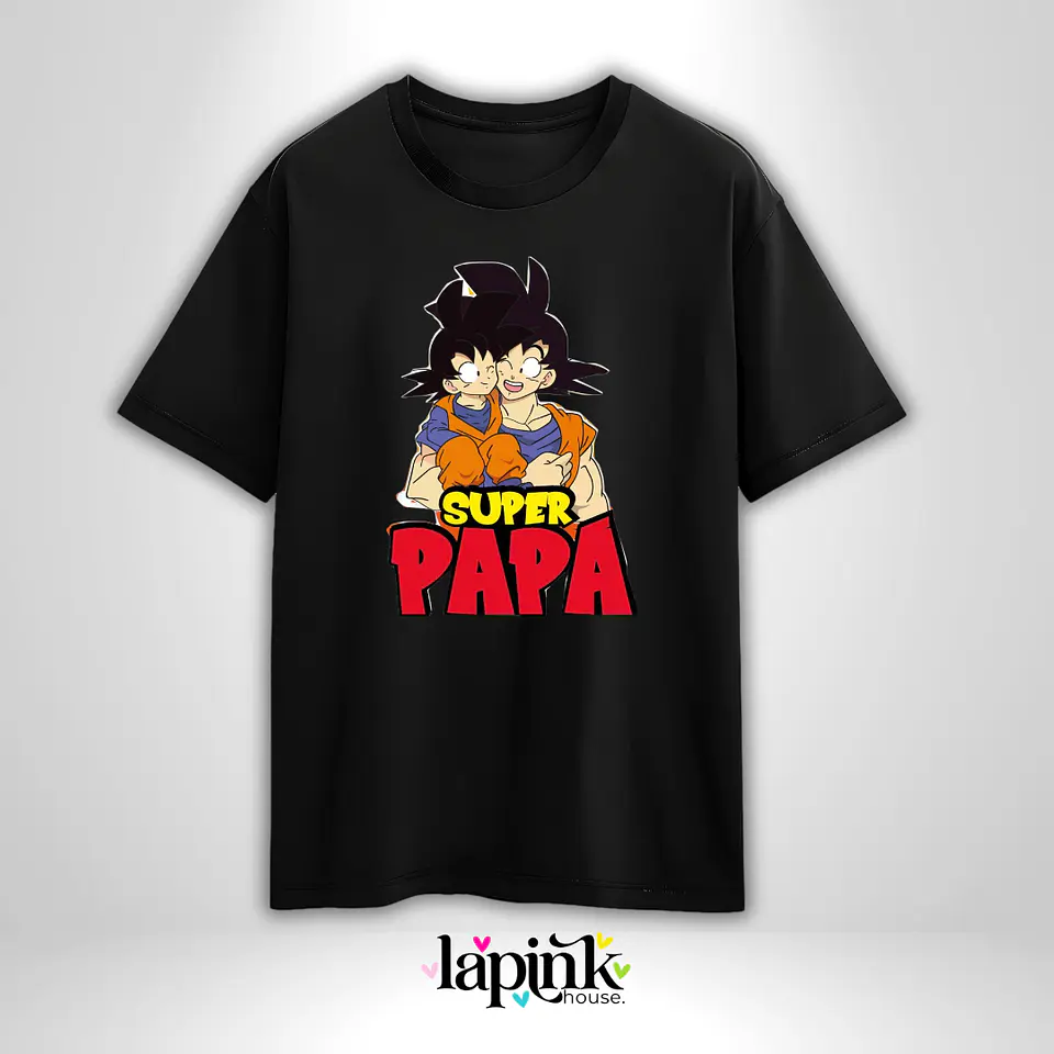 Polera Día del Padre Personalizada 4 | Regalo Especial para Papá Dragon Ball 1