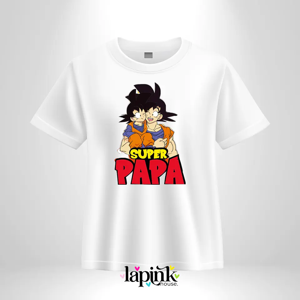 Polera Día del Padre Personalizada 4 | Regalo Especial para Papá Dragon Ball 2