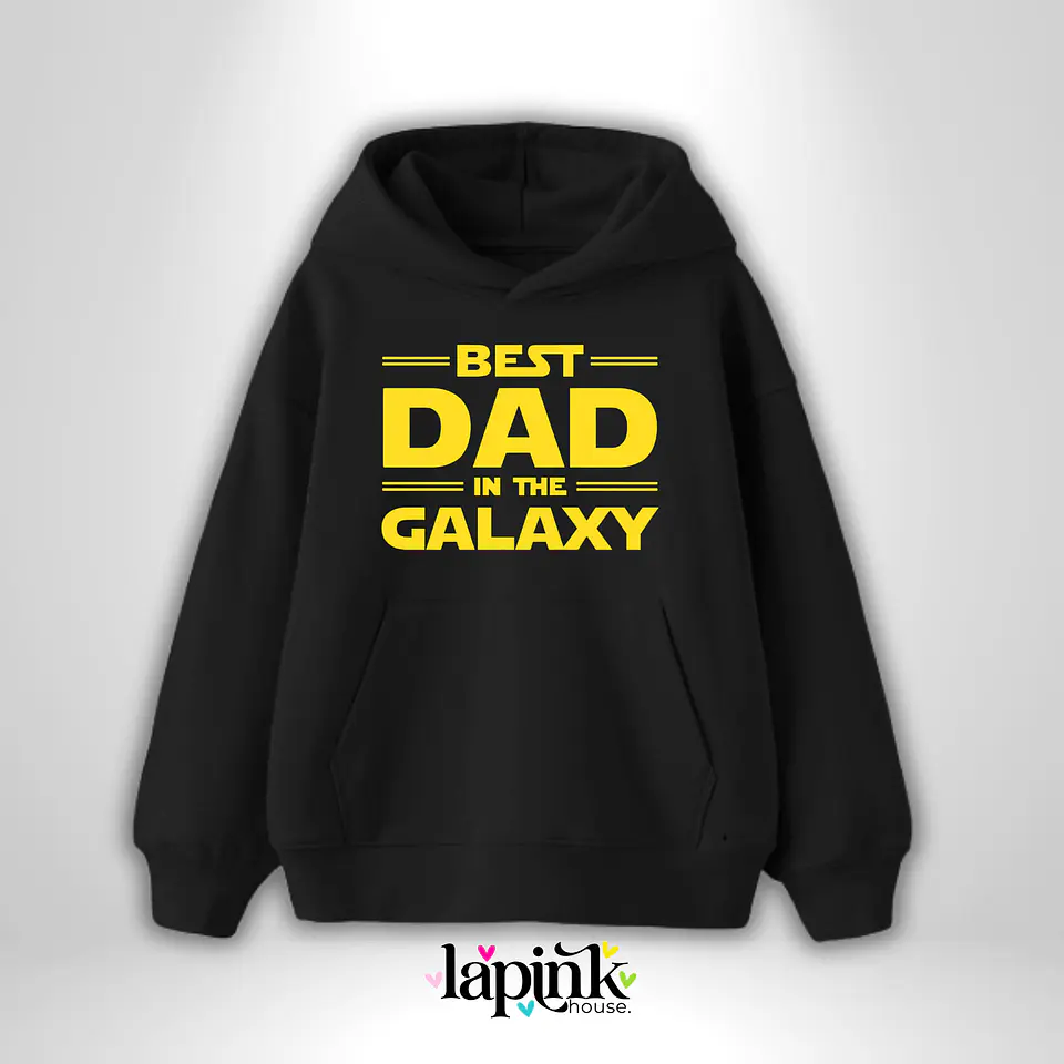 Poleron Día del Padre Personalizada 5 | Regalo Especial para Papá Best Dad in the Galaxy Star Wars 1