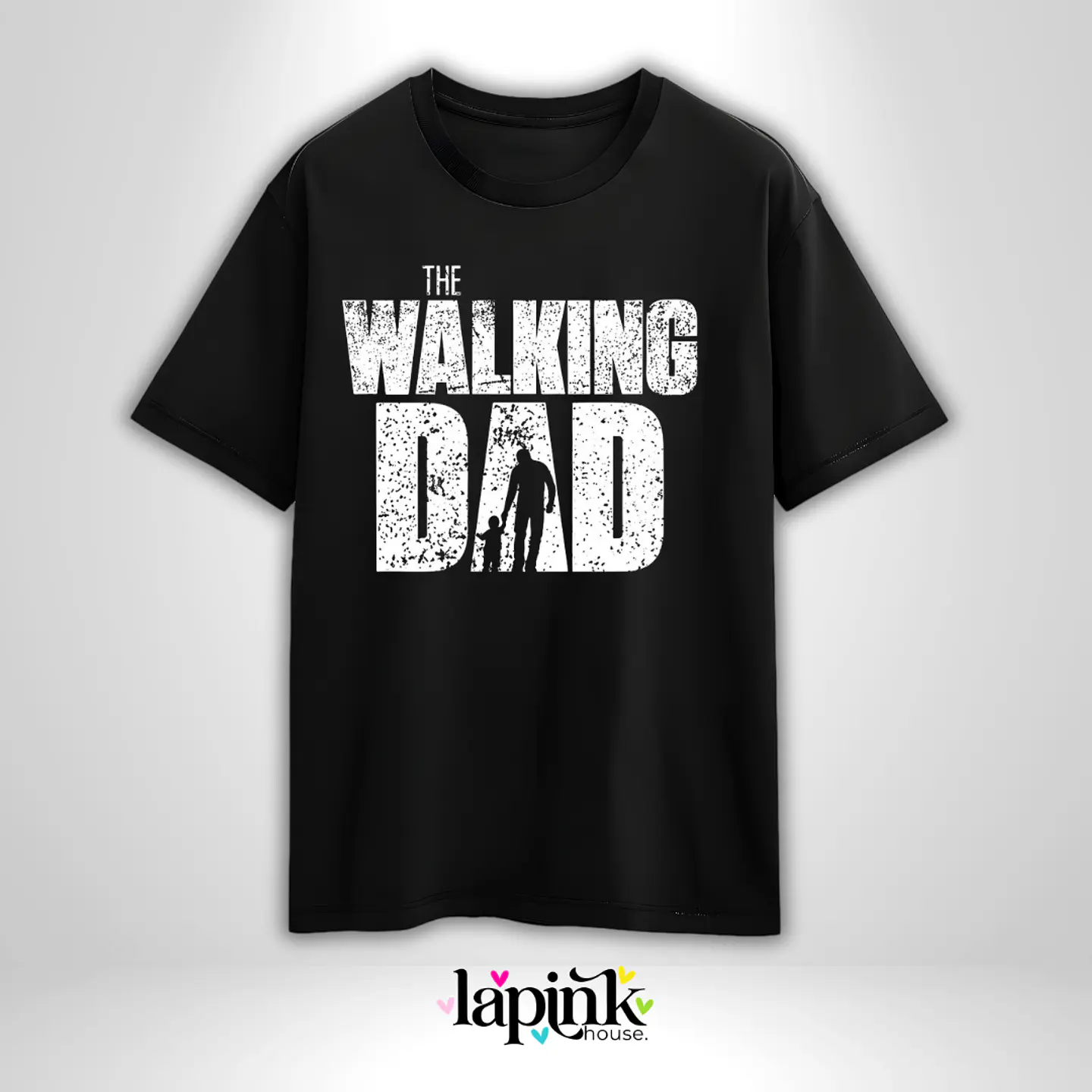 Polera Día del Padre Personalizada 7 | Regalo Especial para Papá The Walking Dad 1