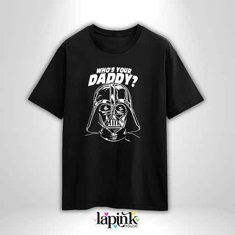 Polera Día del Padre Personalizada 8 | Regalo Especial para Papá Star Wars Darth Vader