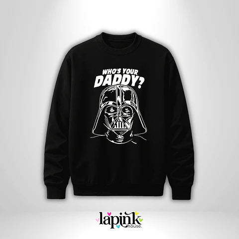Poleron Día del Padre Personalizada 8 | Regalo Especial para Papá Star Wars Darth Vader