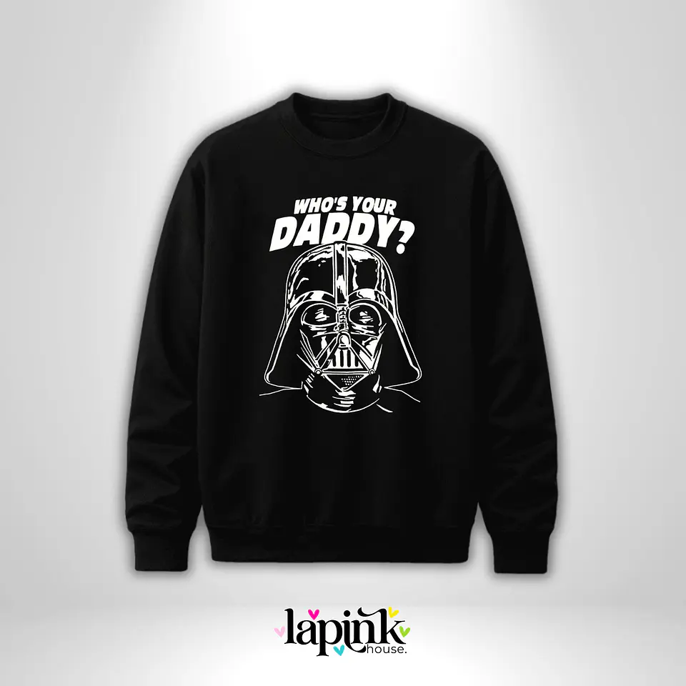 Poleron Día del Padre Personalizada 8 | Regalo Especial para Papá Star Wars Darth Vader 1