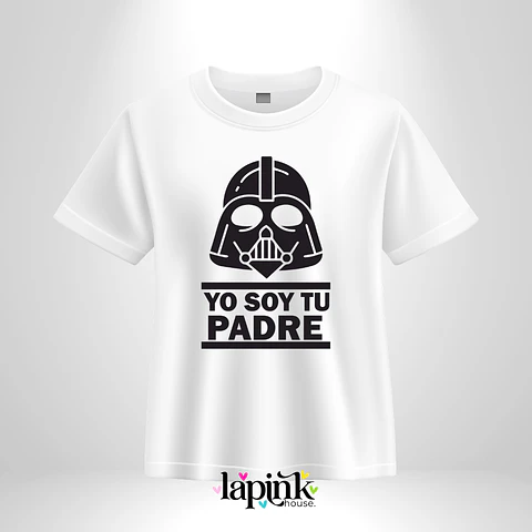 Polera Día del Padre Personalizada 11 | Regalo Especial para PAPÁ Yo soy tu padre Darth Vader