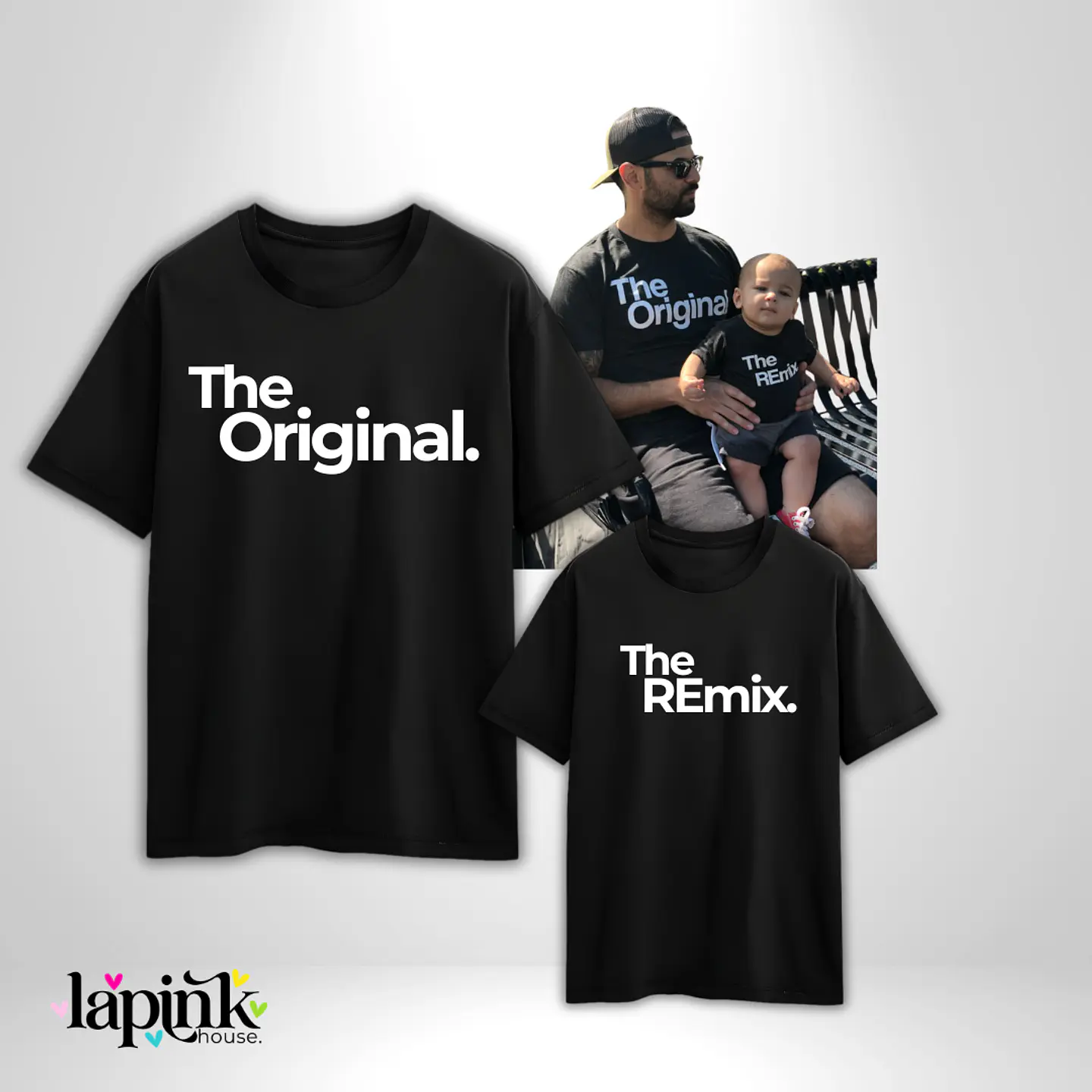 Polera Día del Padre Personalizada Duo 2 | Regalo Especial para Papá  1