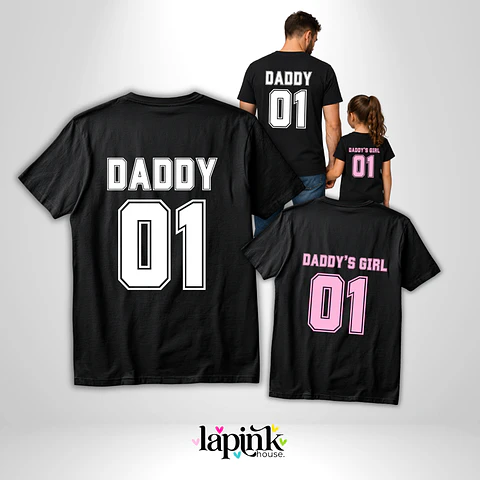 Polera Día del Padre Personalizada Duo 4 | Regalo Especial para Papá