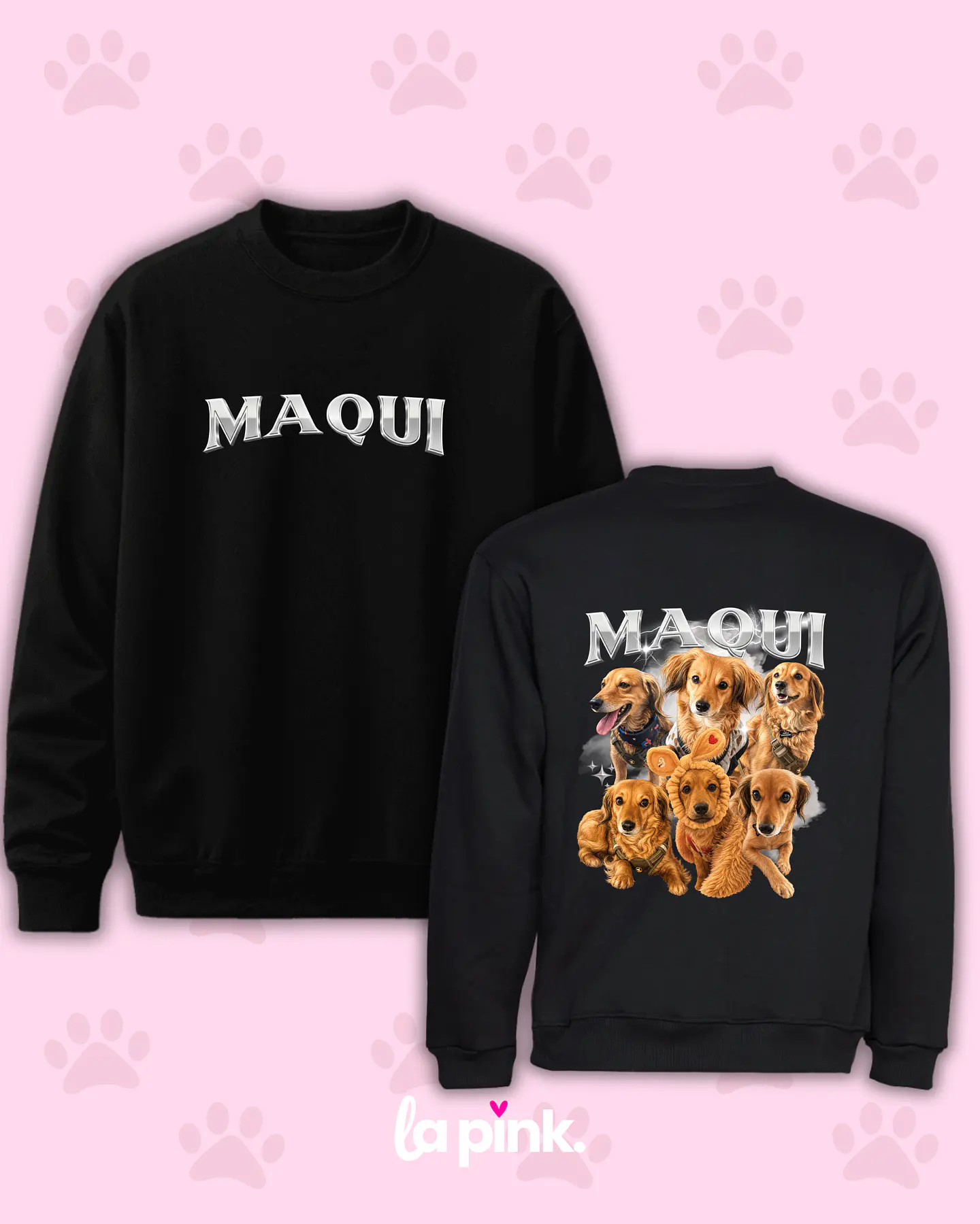 Poleron Polo Doble Estampado PET Fan de tu mascota personalizada 1