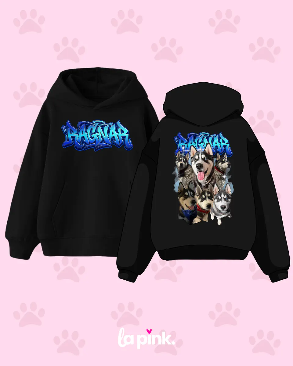 Poleron PET Fan de tu mascota personalizada Doble Estampado 2