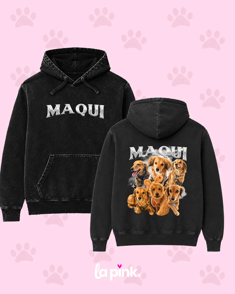 Poleron PET Fan de tu mascota personalizada Doble Estampado 3