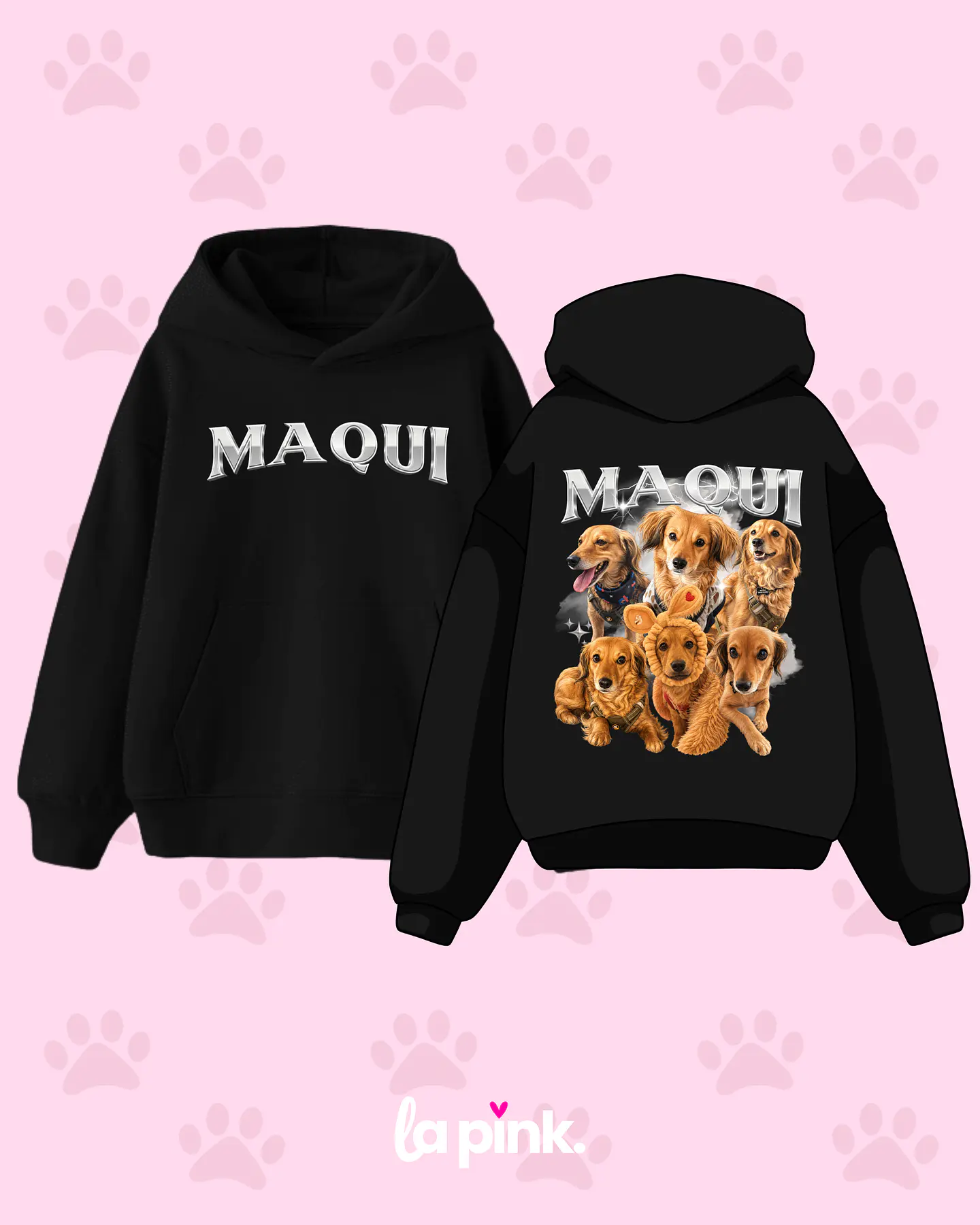 Poleron PET Fan de tu mascota personalizada Doble Estampado 4
