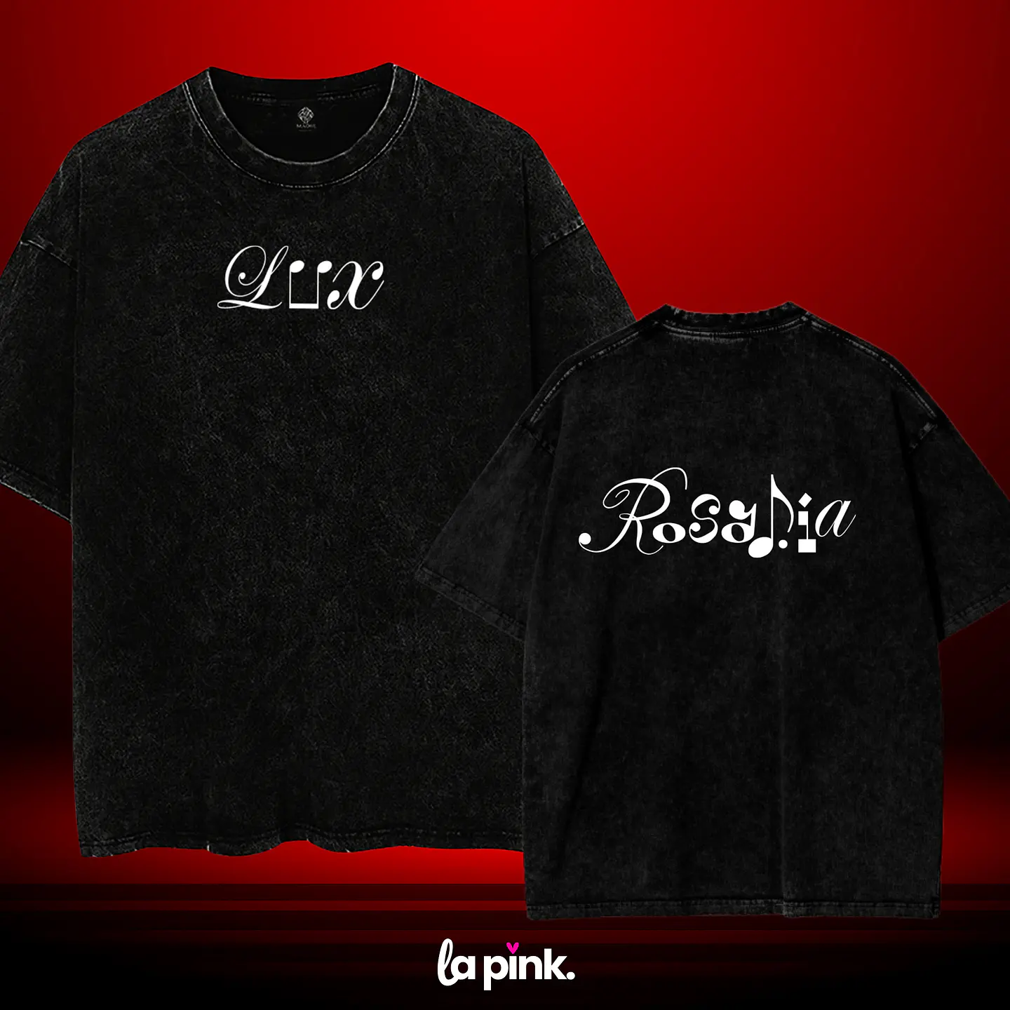 Polera Rosalía LUX Tour Chile 2026 – Diseños exclusivos - 10 Acid wash Doble Estampado 2