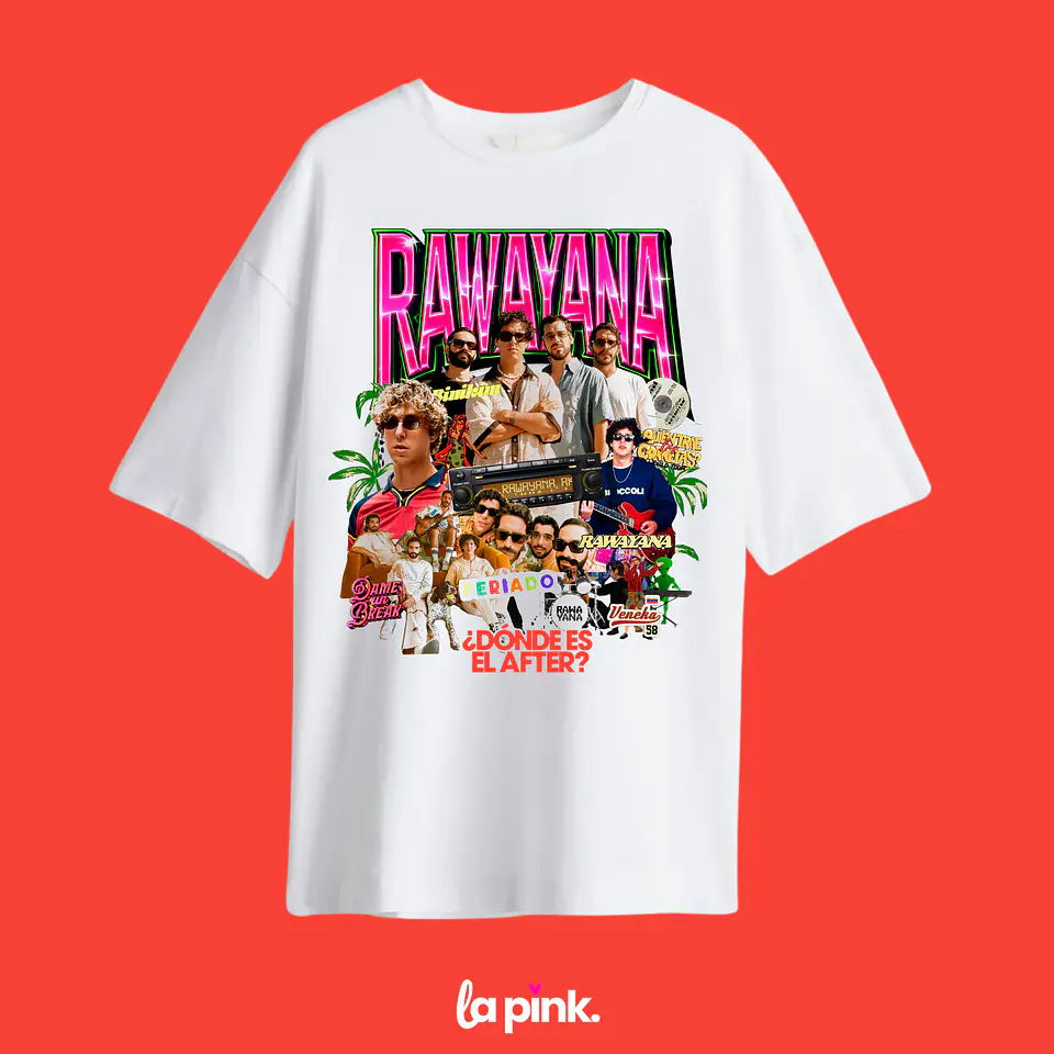 Polera Rawayana Donde es el after 2026 – Diseños exclusivos - Fan Merch - 6 3