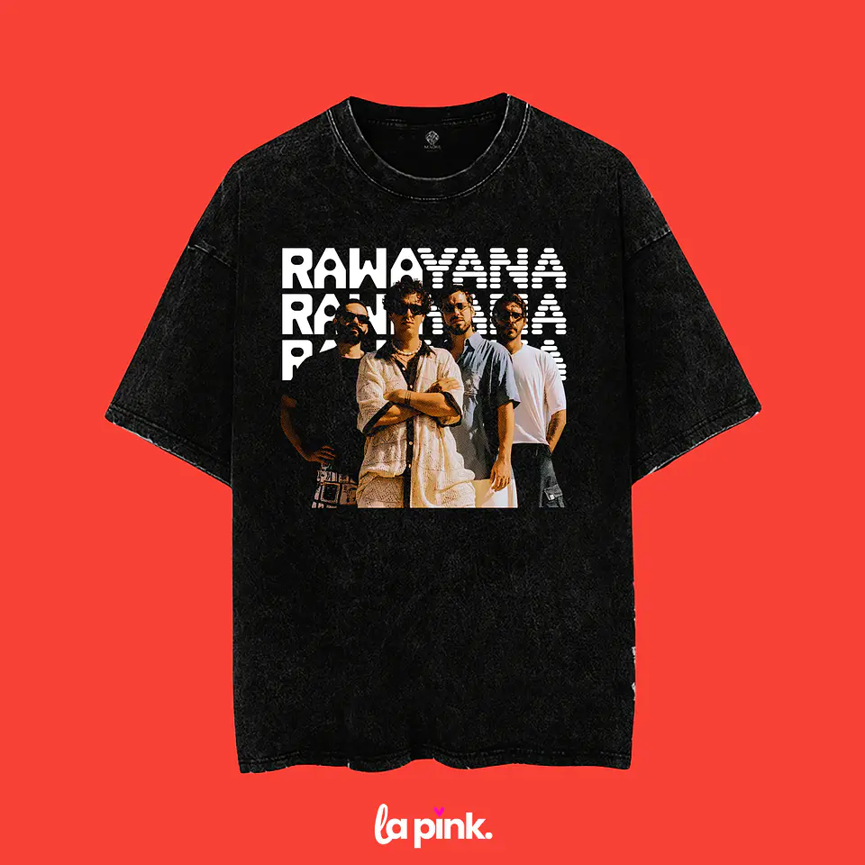 Polera Rawayana Donde es el after 2026 – Diseños exclusivos - Fan Merch - 7 Acid wash 1