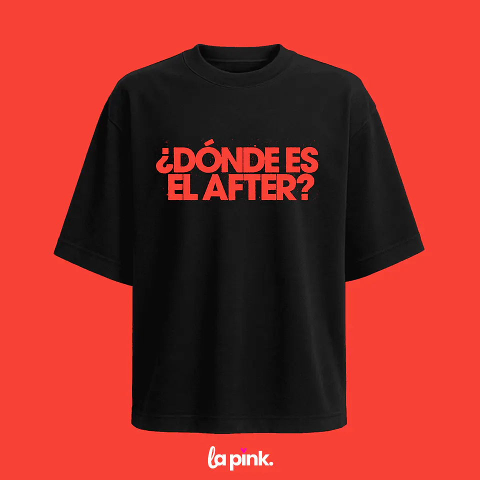 Polera Rawayana Donde es el after 2026 – Diseños exclusivos - Fan Merch - 9 Doble Estampado 3