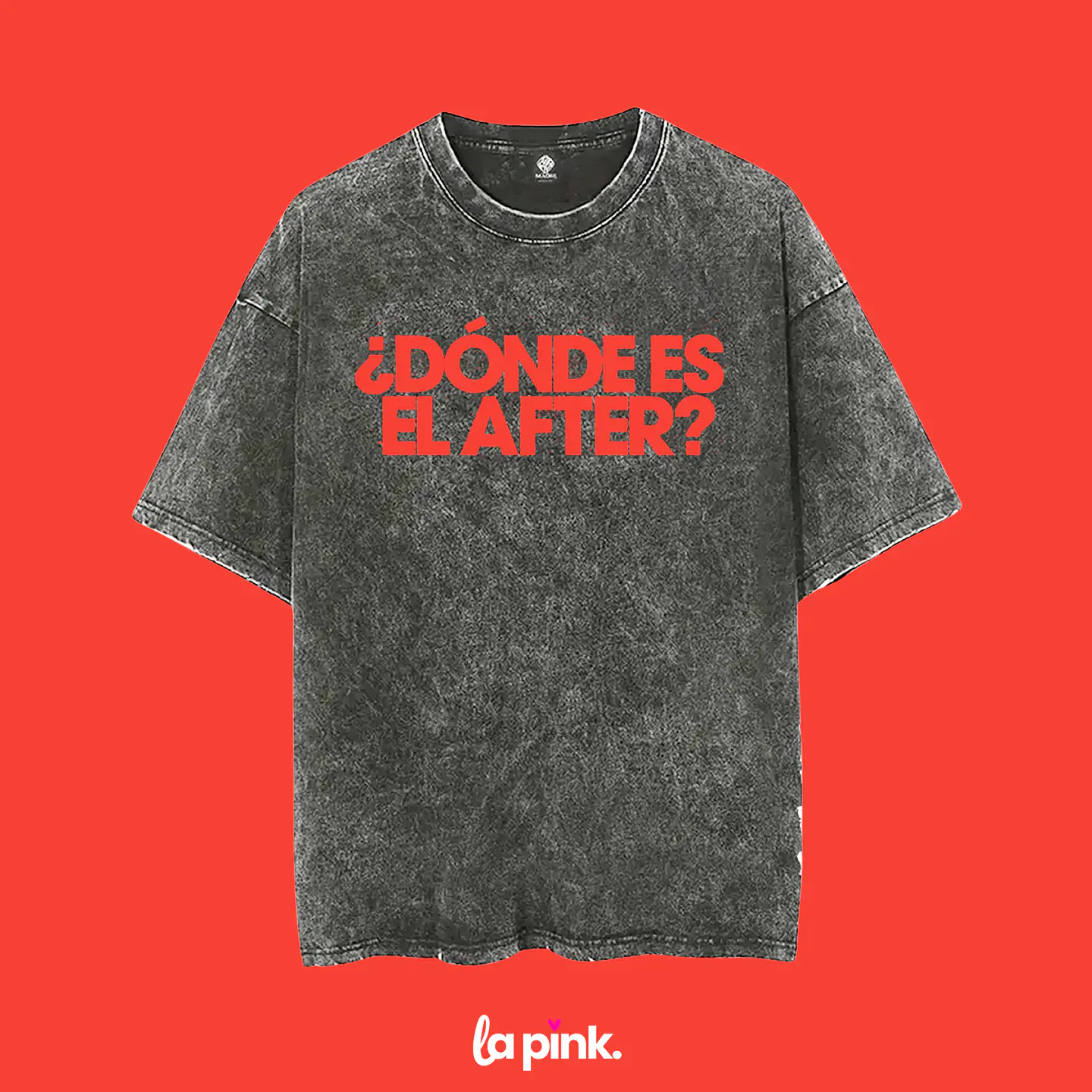 Polera Rawayana Donde es el after 2026 – Diseños exclusivos - Fan Merch - 9 Acid wash Doble Estampado 2