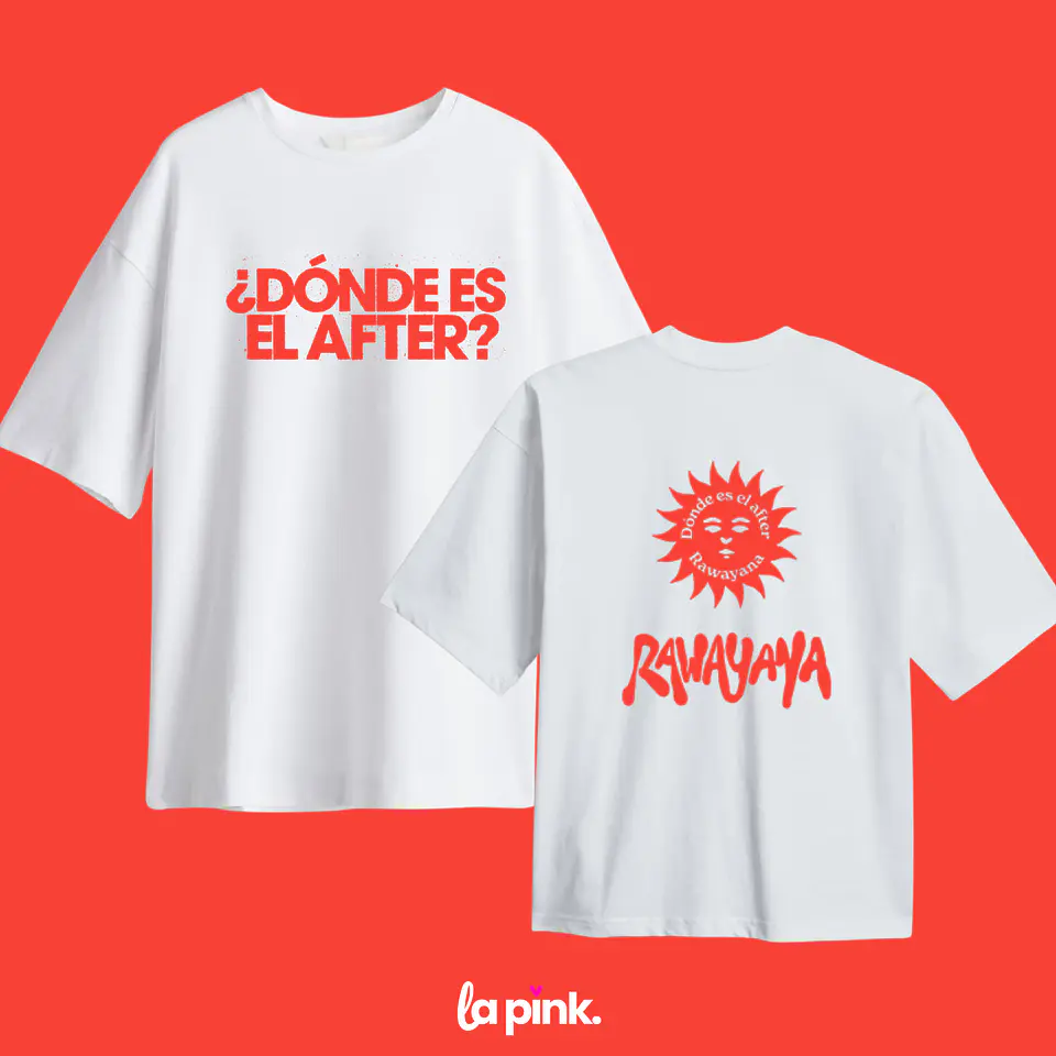 Polera Rawayana Donde es el after 2026 – Diseños exclusivos - Fan Merch - 9 Doble Estampado 6
