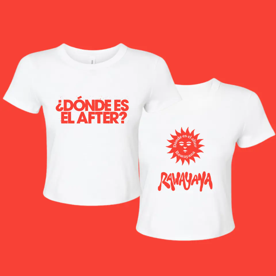 Polera Rawayana Donde es el after 2026 – Diseños exclusivos - Fan Merch - 9 Doble Estampado 7