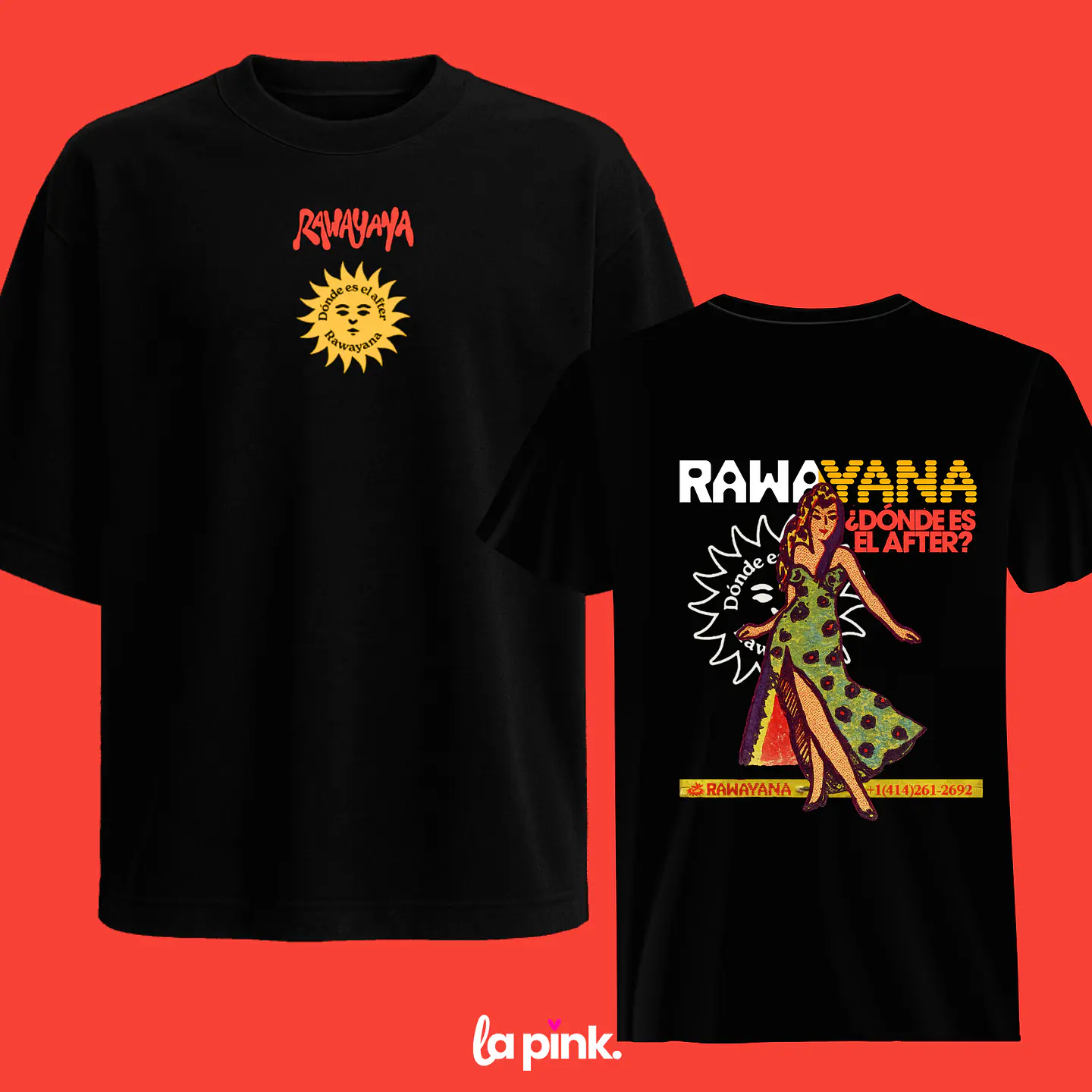 Polera Rawayana Donde es el after 2026 – Diseños exclusivos - Fan Merch - 12 Doble Estampado 1