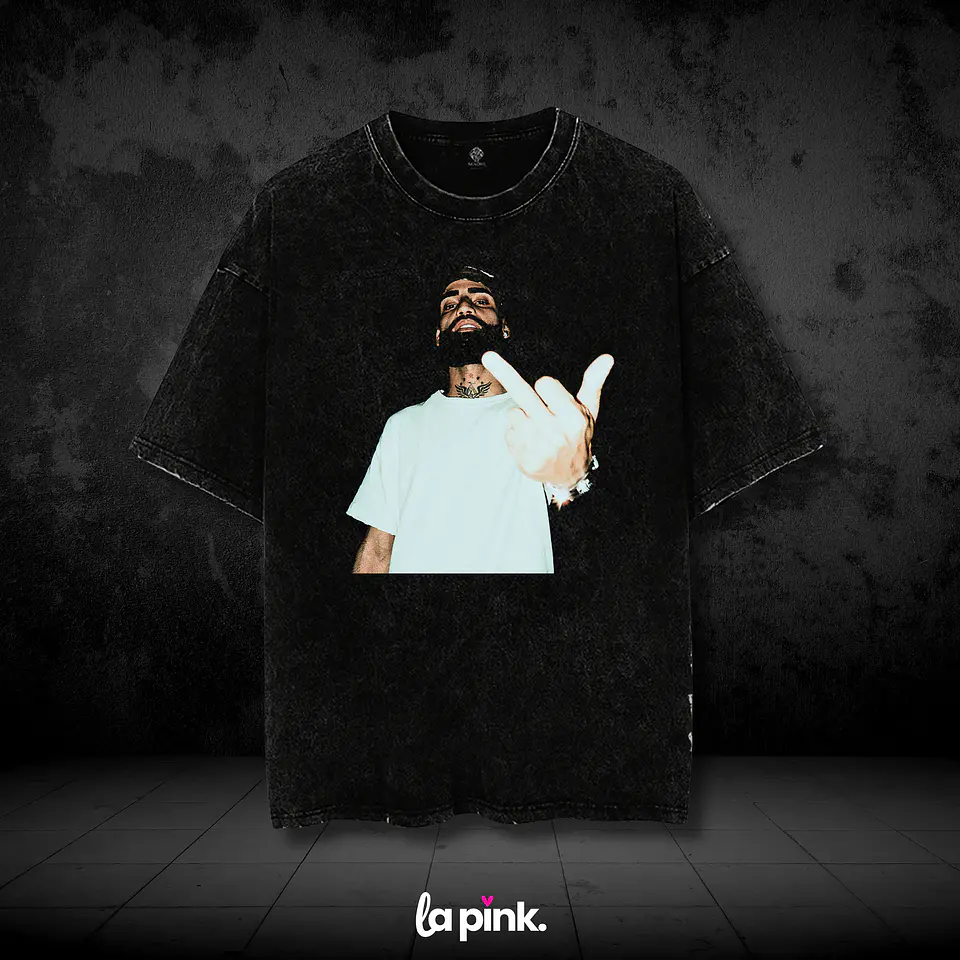 Polera Arcángel La 8va Maravilla 2026 – Diseños exclusivos - 2 Acid Wash 1